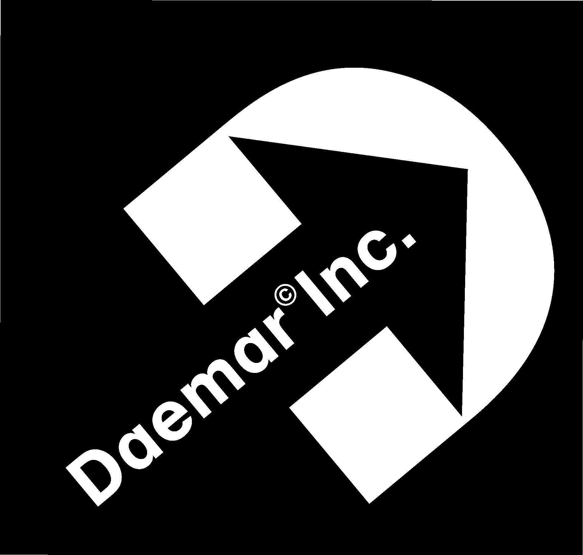 Daemar Inc. Black Logo Vector Logo